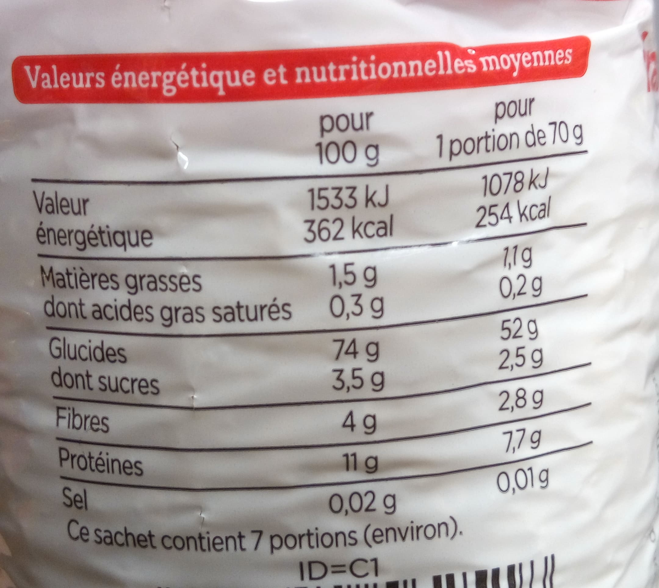 Franprix Coquillettes packshot
