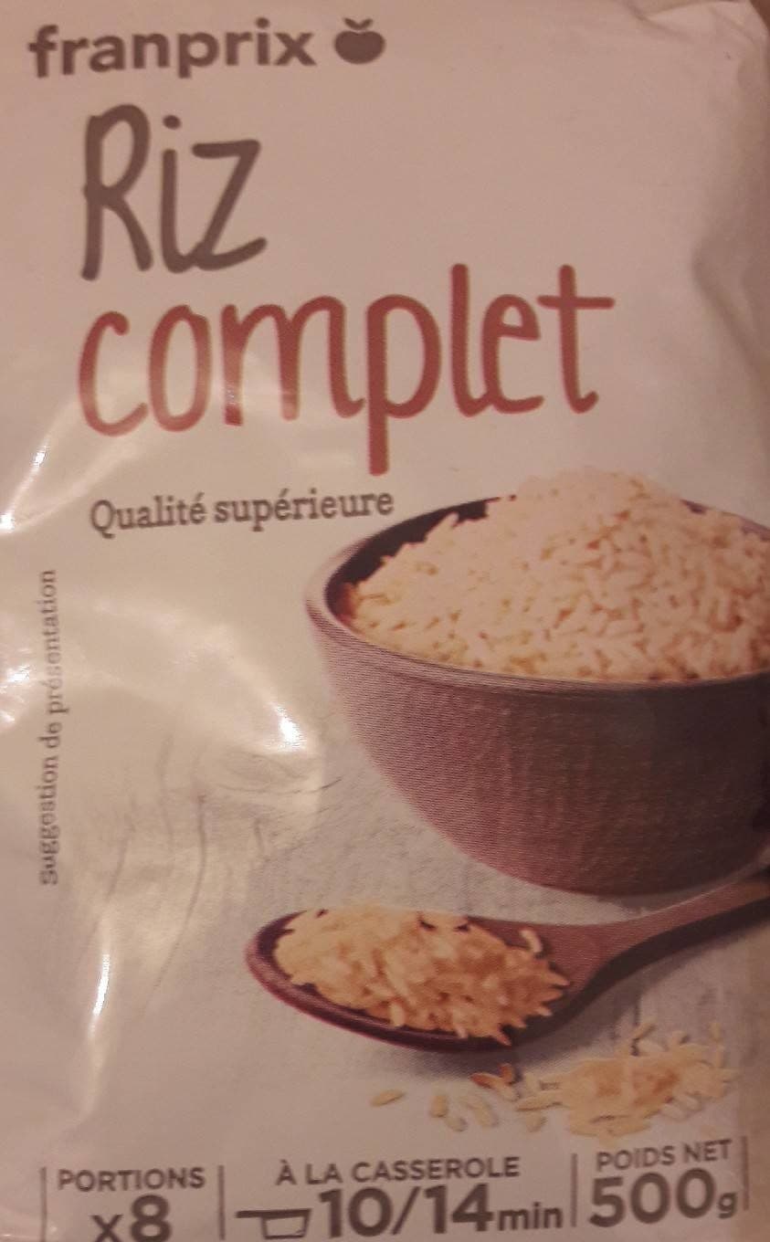 Franprix Riz complet qualité supérieure packshot