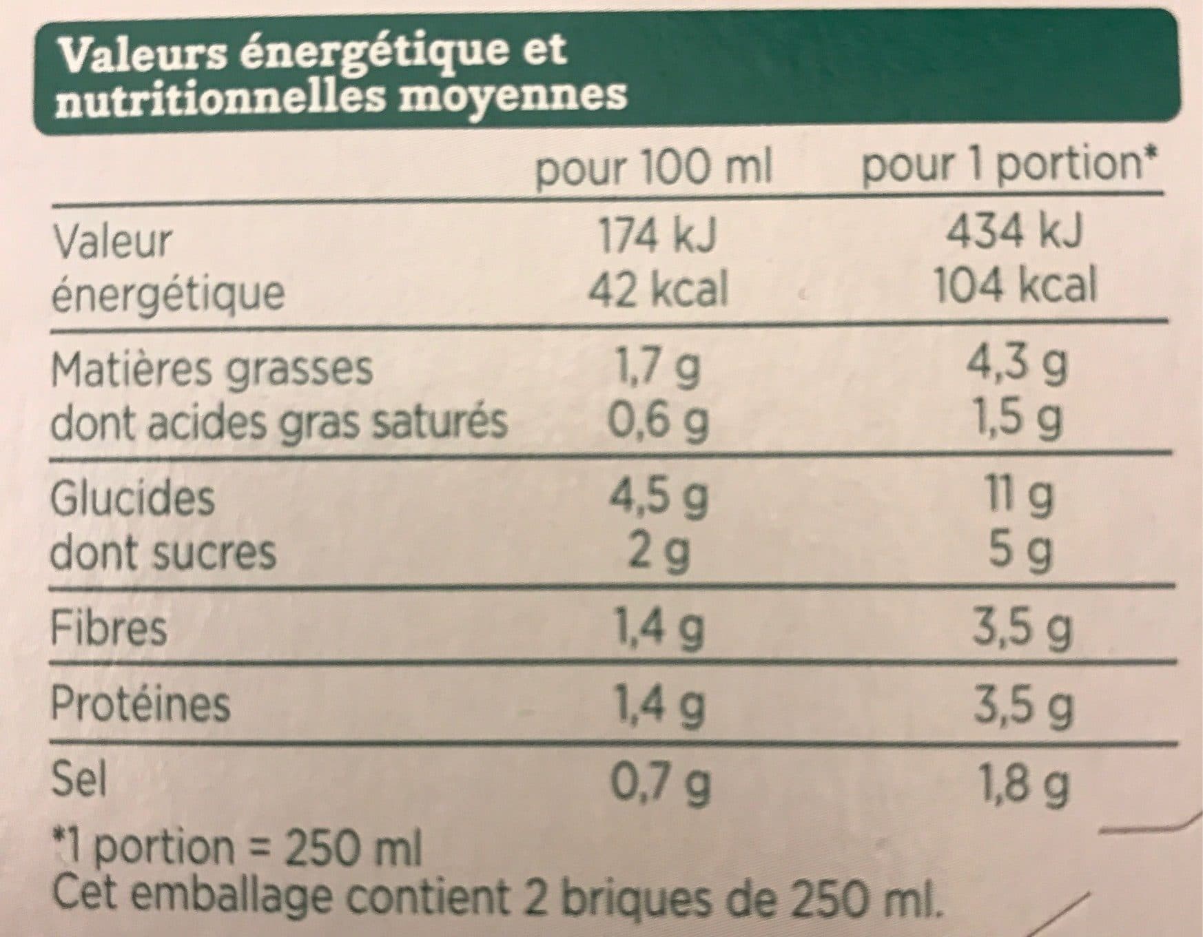 Franprix Velouté légumes potagers packshot