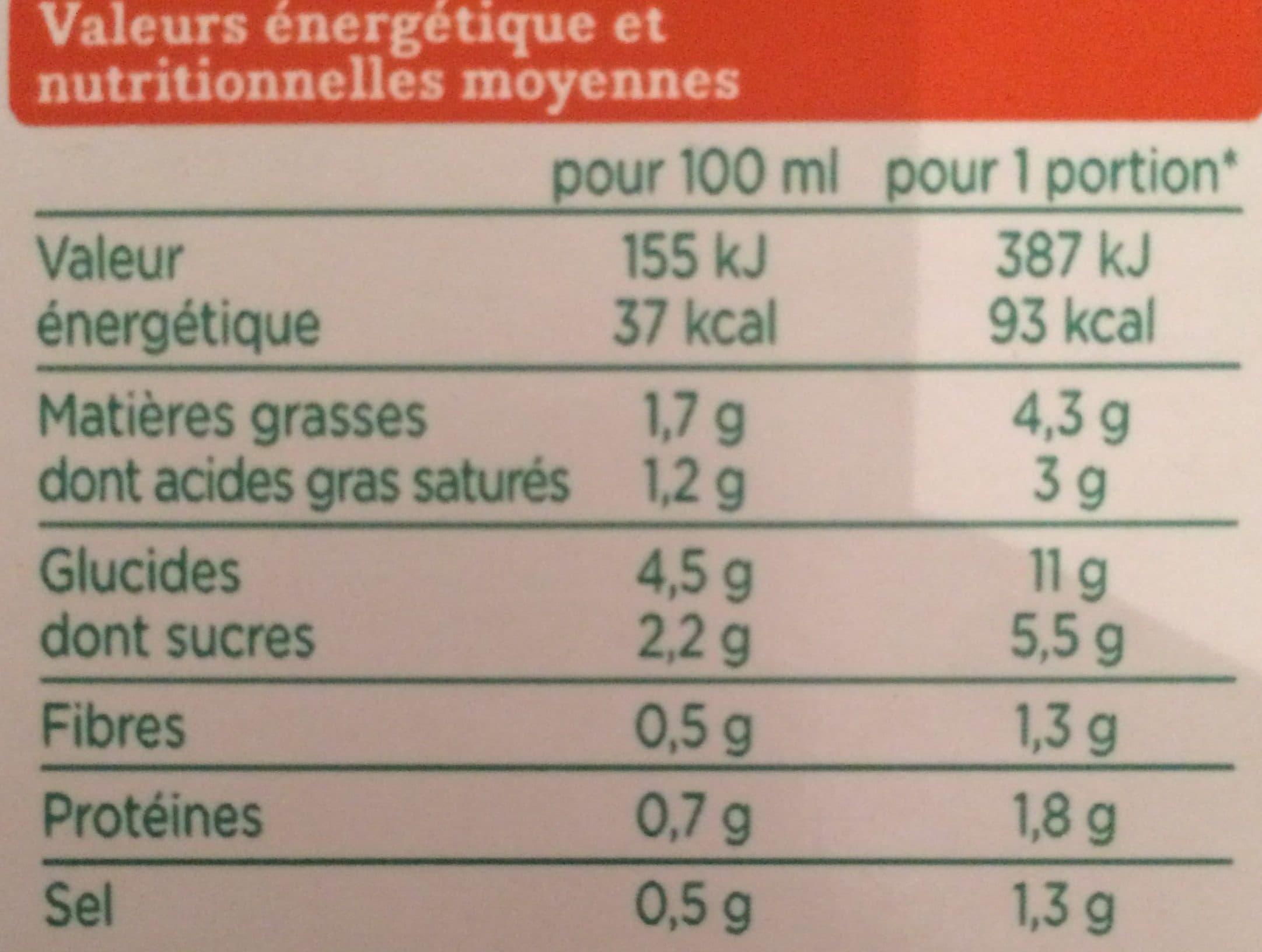 franprix Velouté potiron packshot