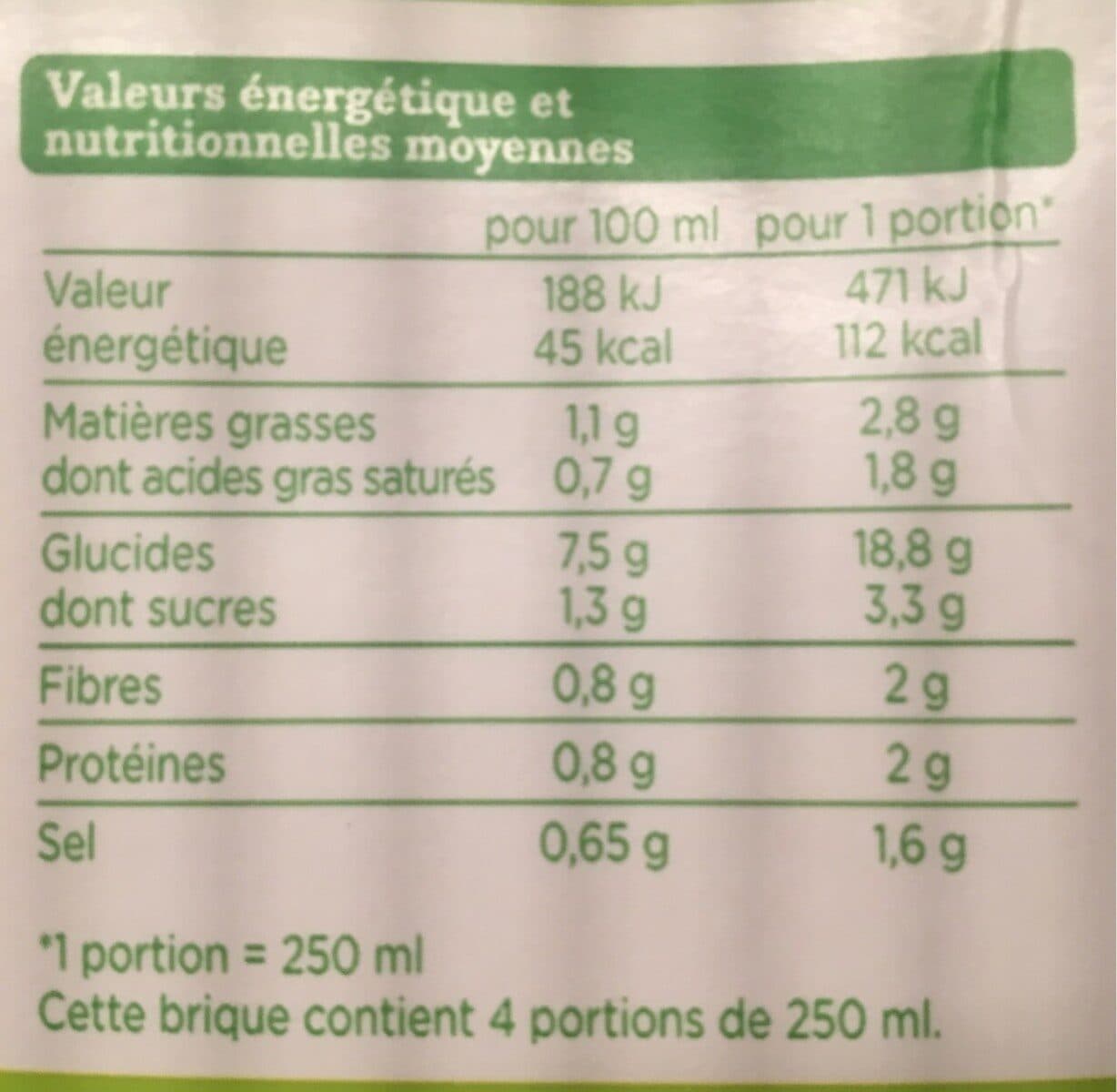Franprix veloute legumes bio packshot