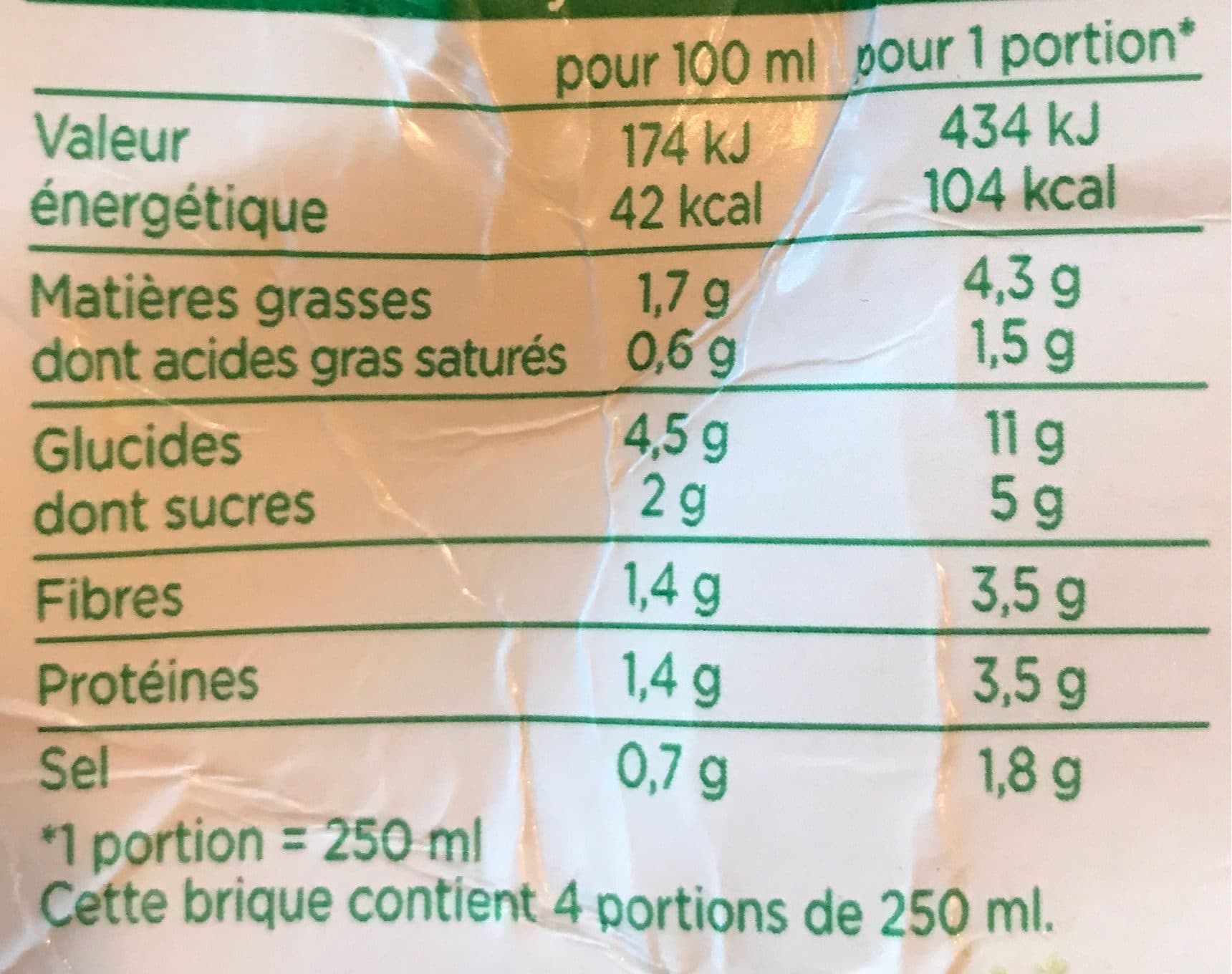 Franprix Franprix velouté de légumes du potager 1L packshot