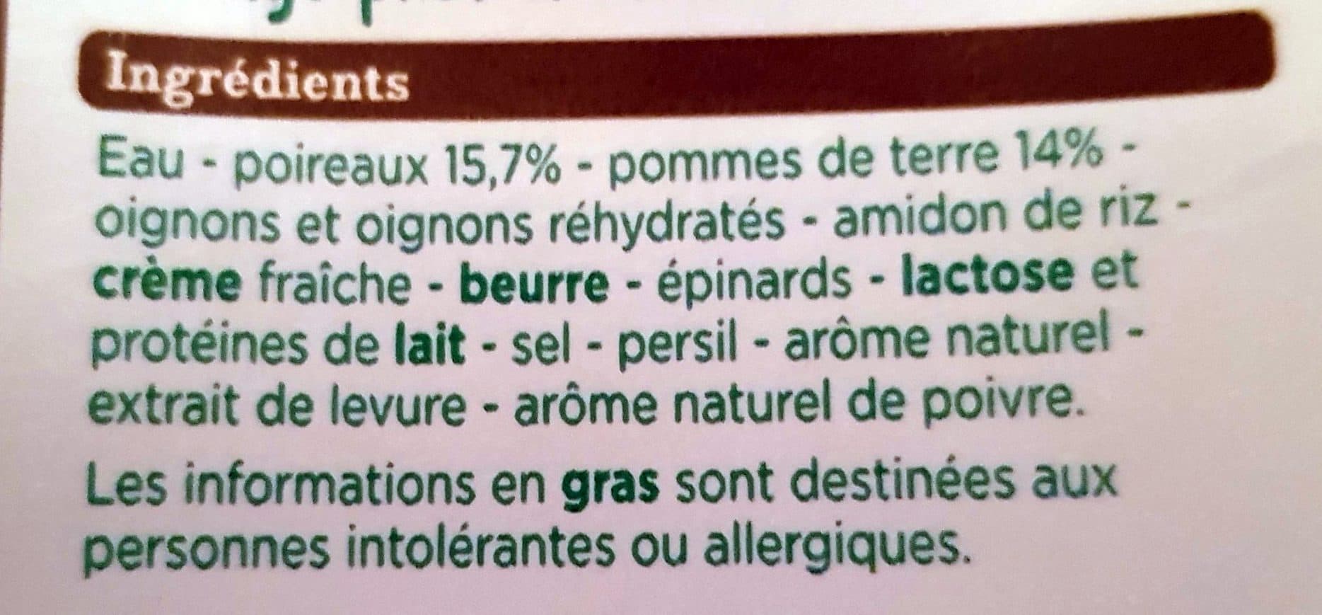 Franprix Velouté poireaux et pommes de terre packshot