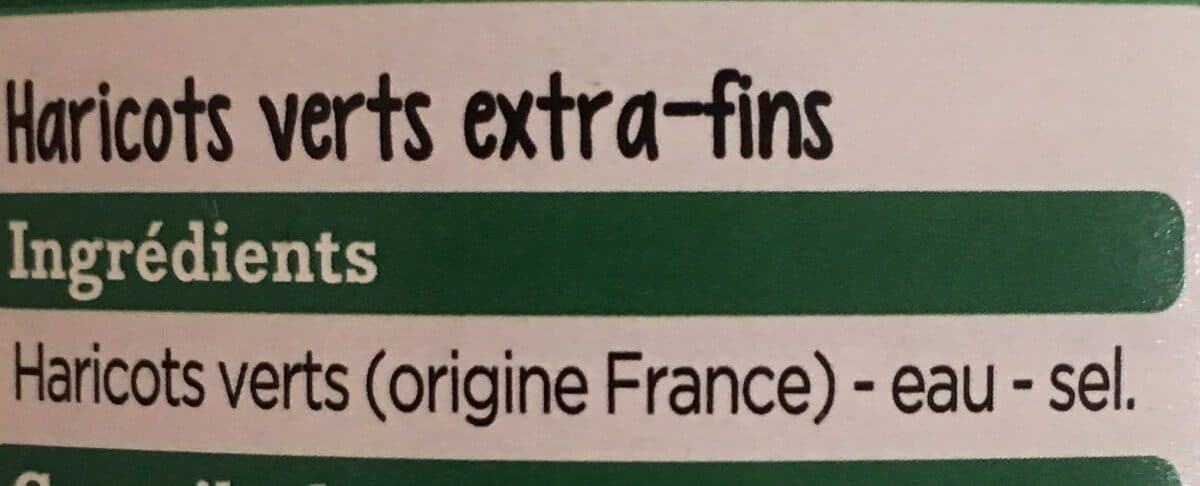 Franprix Haricots Verts extra fins packshot