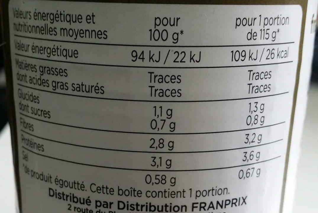 Franprix champignons de Paris entiers premier choix packshot
