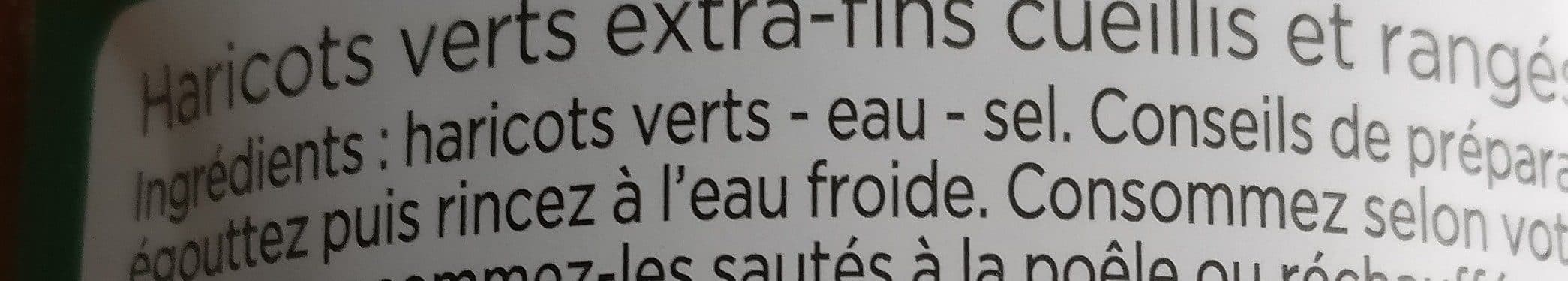 Franprix Haricots verts cueillis et rangés à la main packshot
