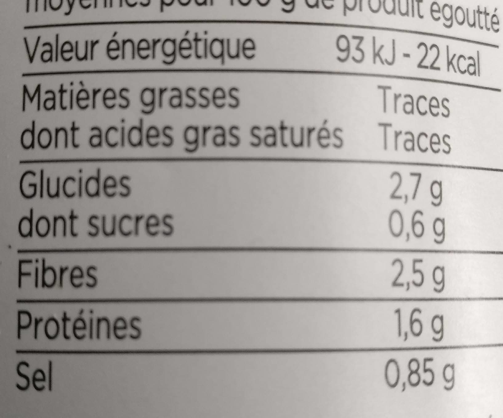 Franprix Haricots verts cueillis et rangés à la main packshot