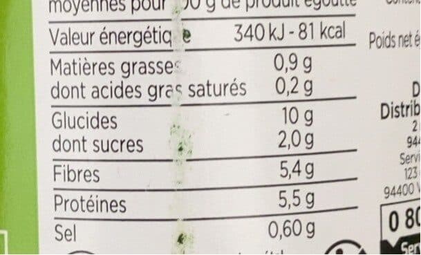 Franprix Petits pois à l'étuvée packshot