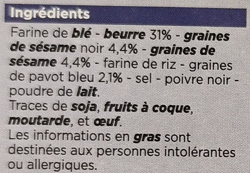 Franprix Triangles Graines de sésames et de pavot packshot