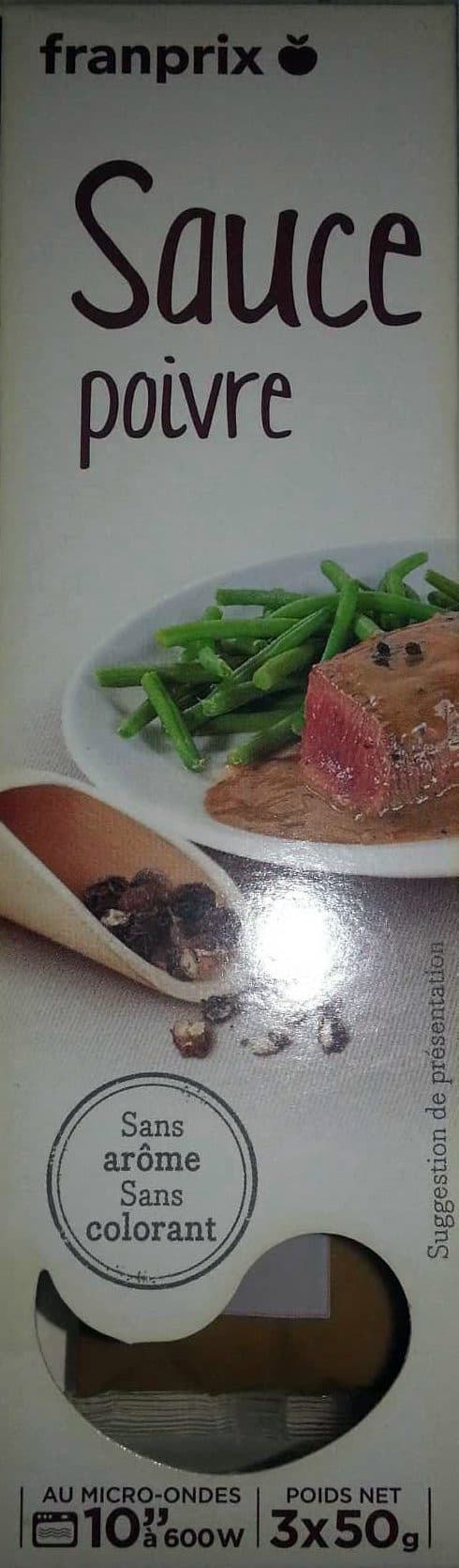 Franprix Sauce poivre packshot