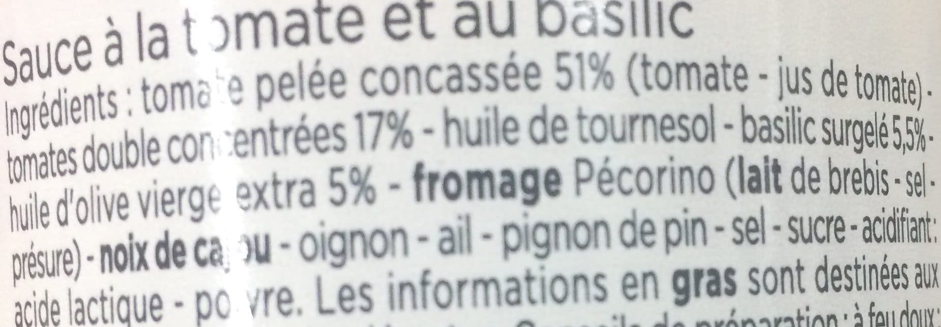 Franprix Sauce Tomate Basilic packshot