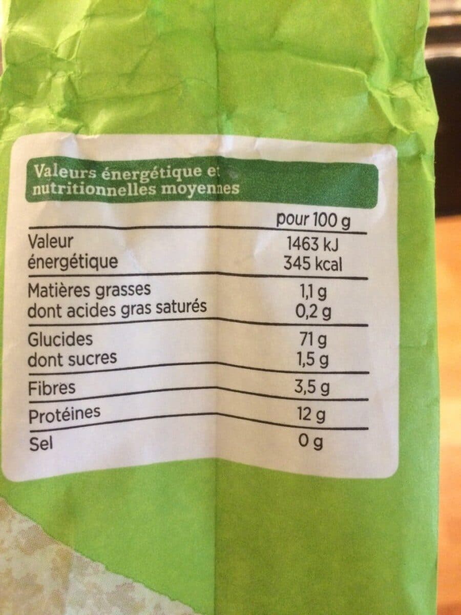 Franprix Farine de blé bio type 65 packshot