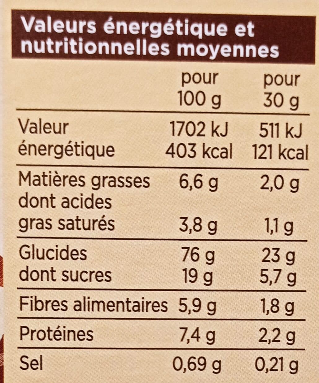 Franprix Pétales aux copeaux de chocolat packshot