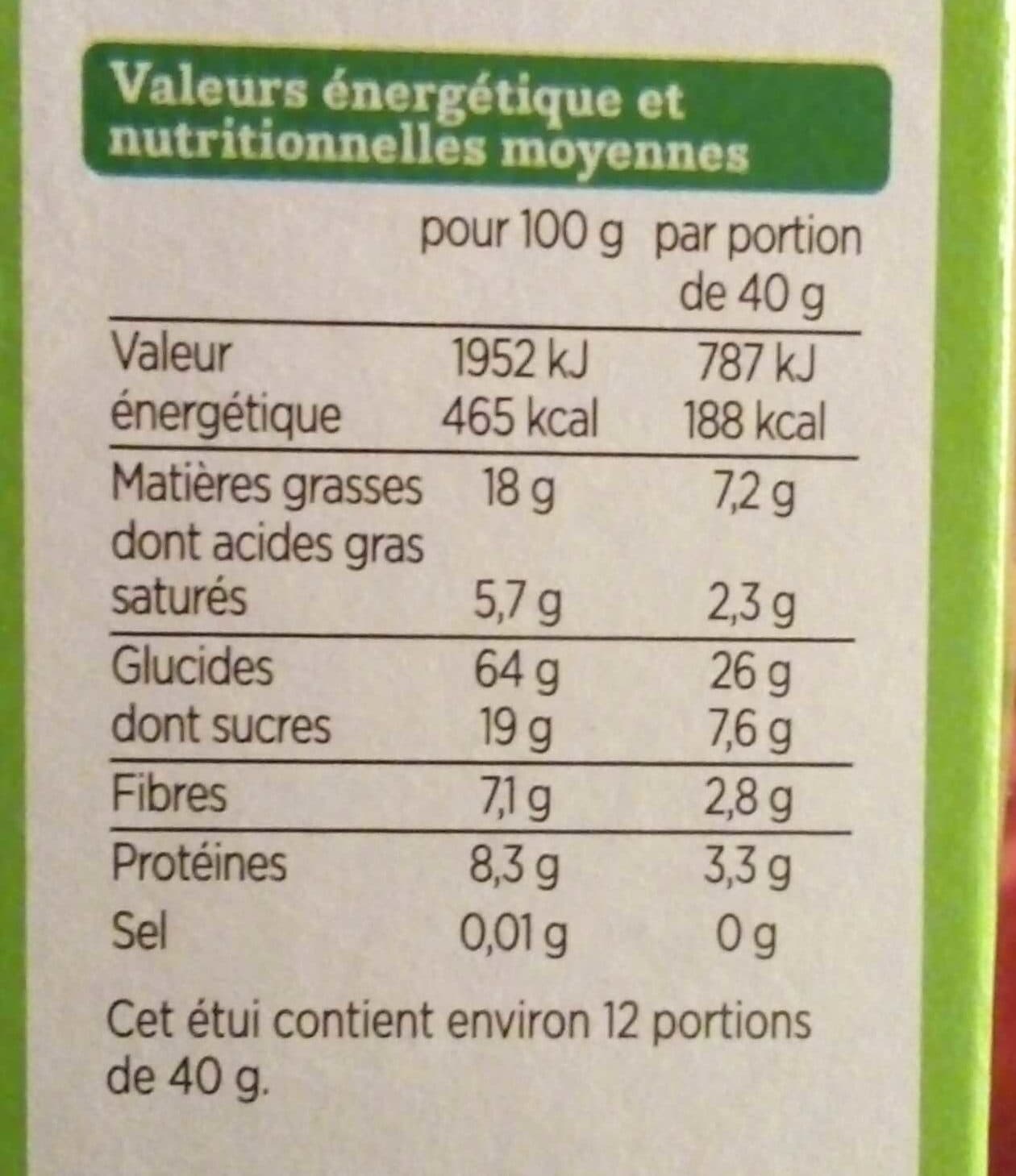 Franprix Muesli croustillant au chocolat packshot
