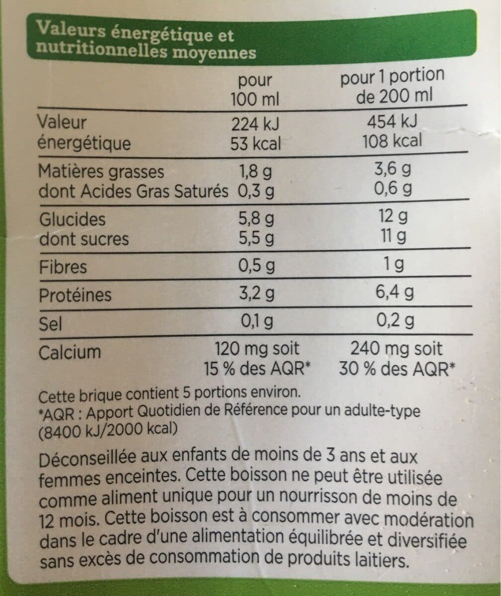 Franprix Bio boisson soja vanille bio packshot