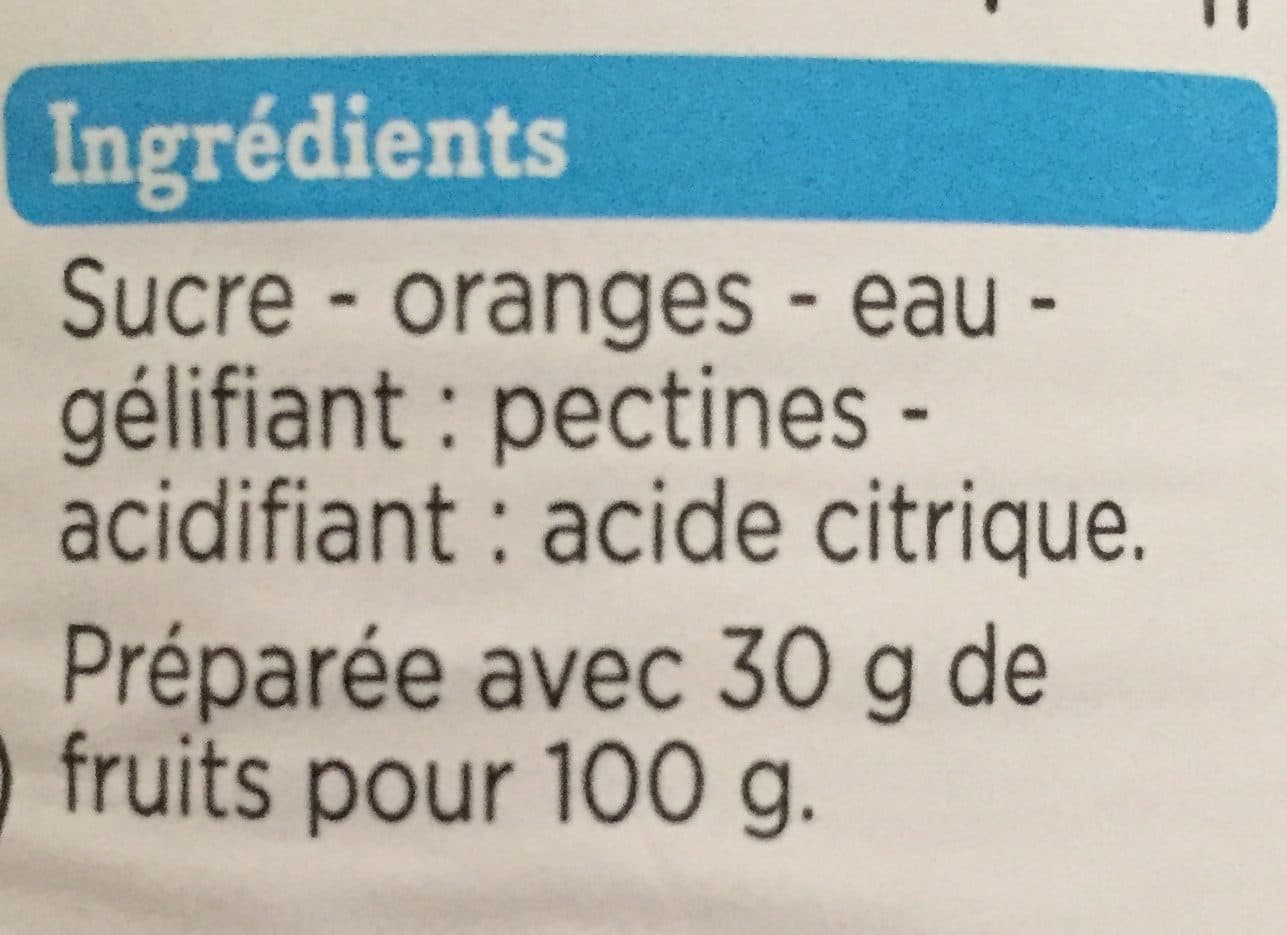 Franprix Marmelade Orange packshot