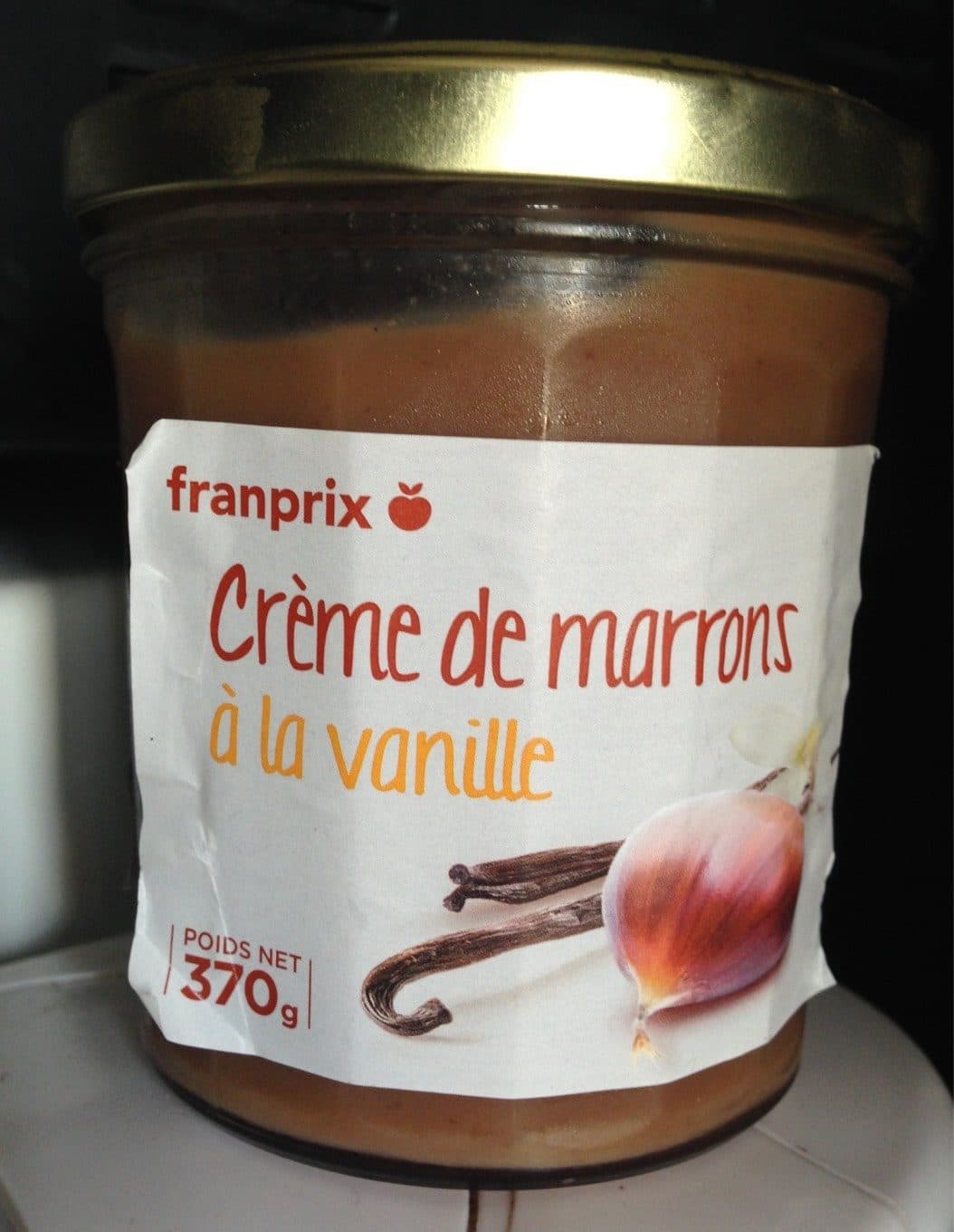 Franprix Franprix crème de marrons à la vanille packshot
