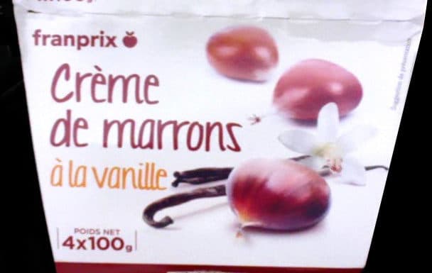 Franprix Crème de Marrons à la Vanille packshot