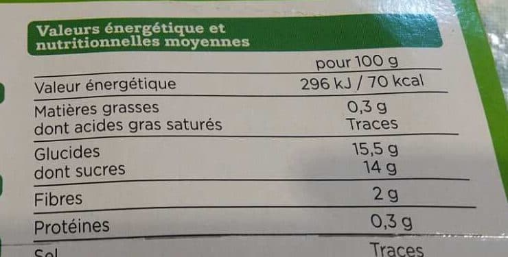 Franprix Compote de Pomme packshot