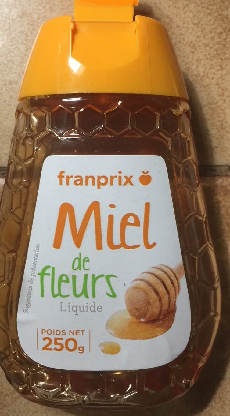 Franprix Miel de fleurs liquide packshot