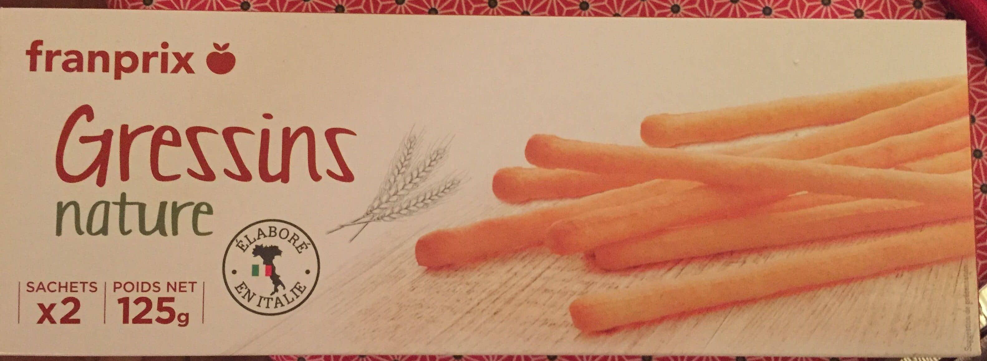Franprix Gressins nature packshot