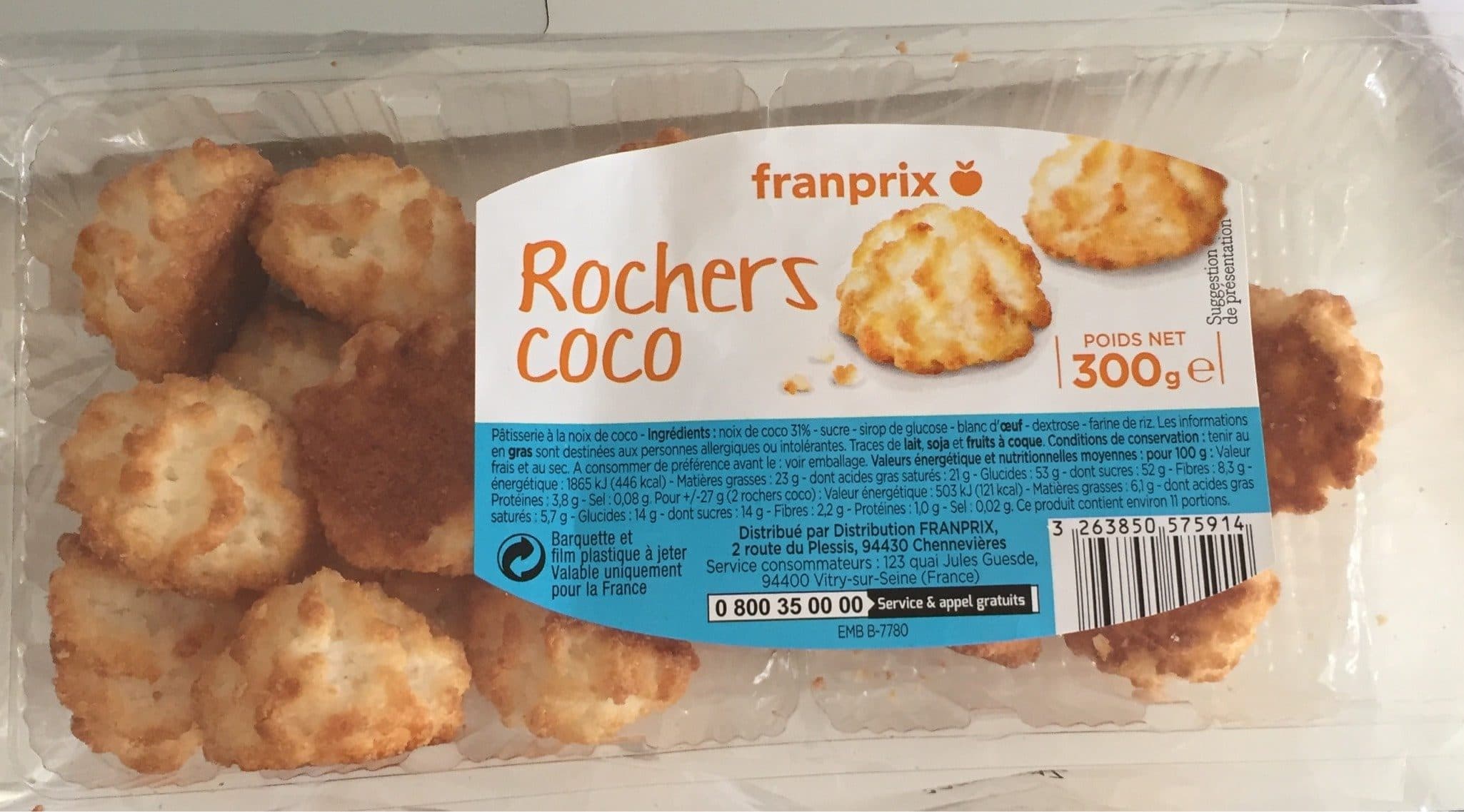 Franprix Rocher coco packshot