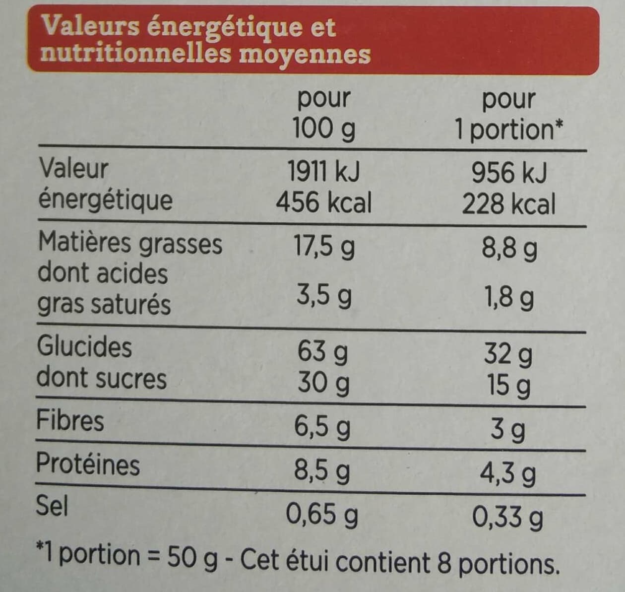 Franprix biscuits petit dejeuner chocolat packshot