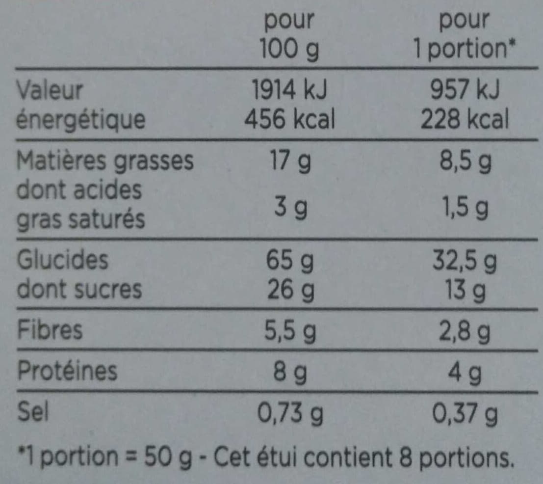 FranprixDistribution Franprix Biscuits Petit Déjeuner Miel,🍯 Céréales et Pépites de Chocolat🍫 packshot