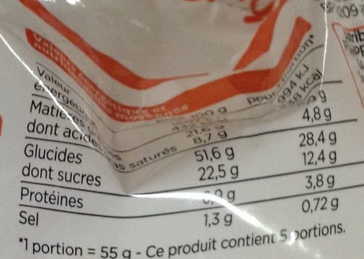 Franprix 5 Gaufres Liégeoises Nature aux Perles de Sucre packshot