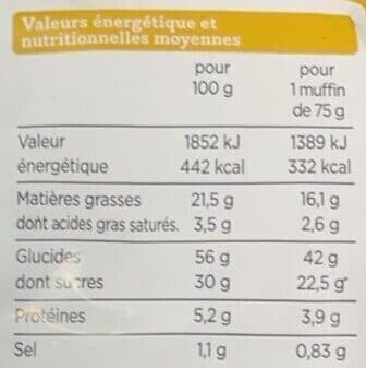 Franprix Muffin Goût Vanille packshot
