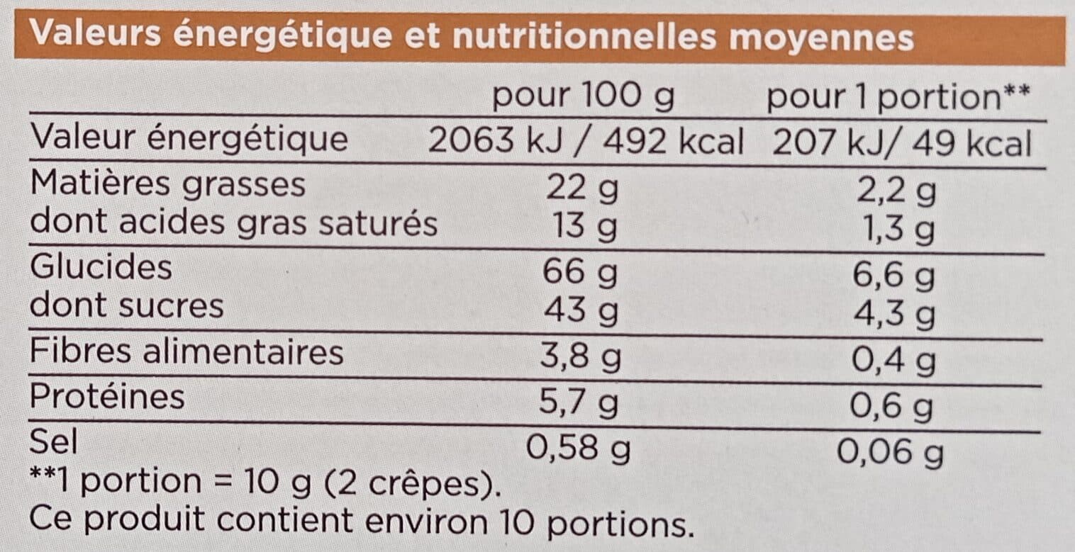 Franprix Crêpes dentelle chocolat noir packshot