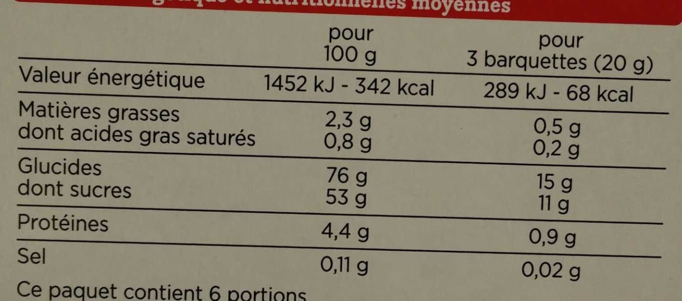 Franprix Barquettes à la fraise packshot