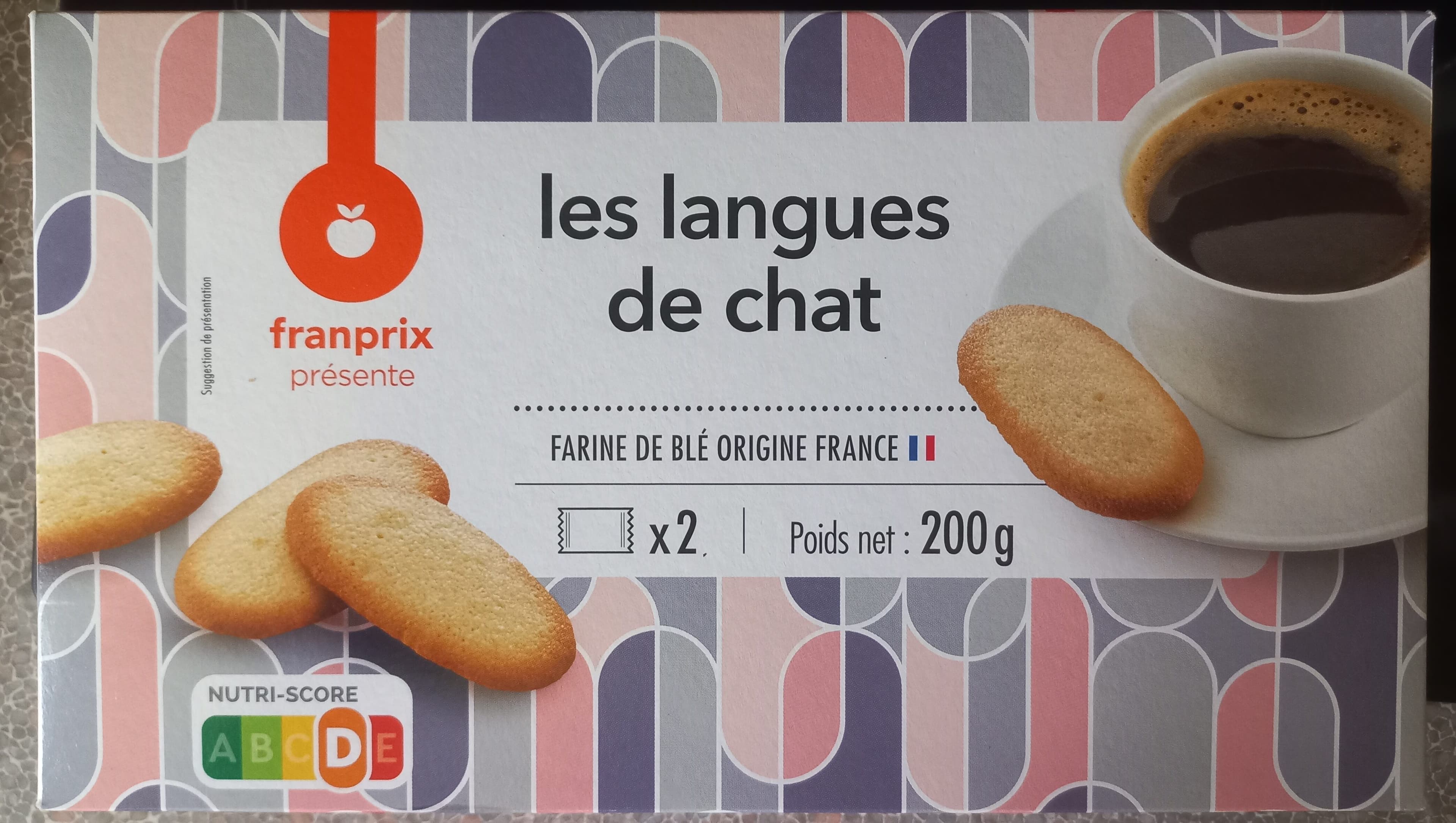 Franprix Langues de chats packshot