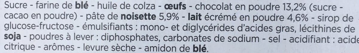 Franprix Barquettes Choco-Noisettes packshot
