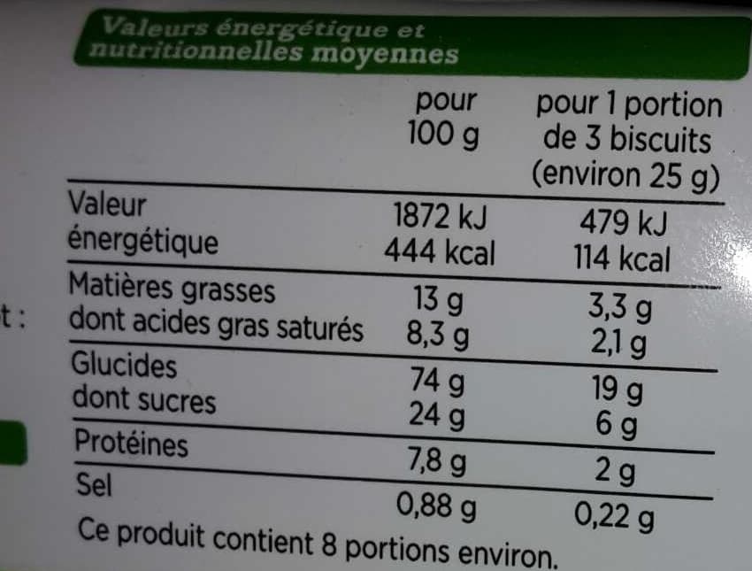 FRANPRIX BIO Petit beurre packshot