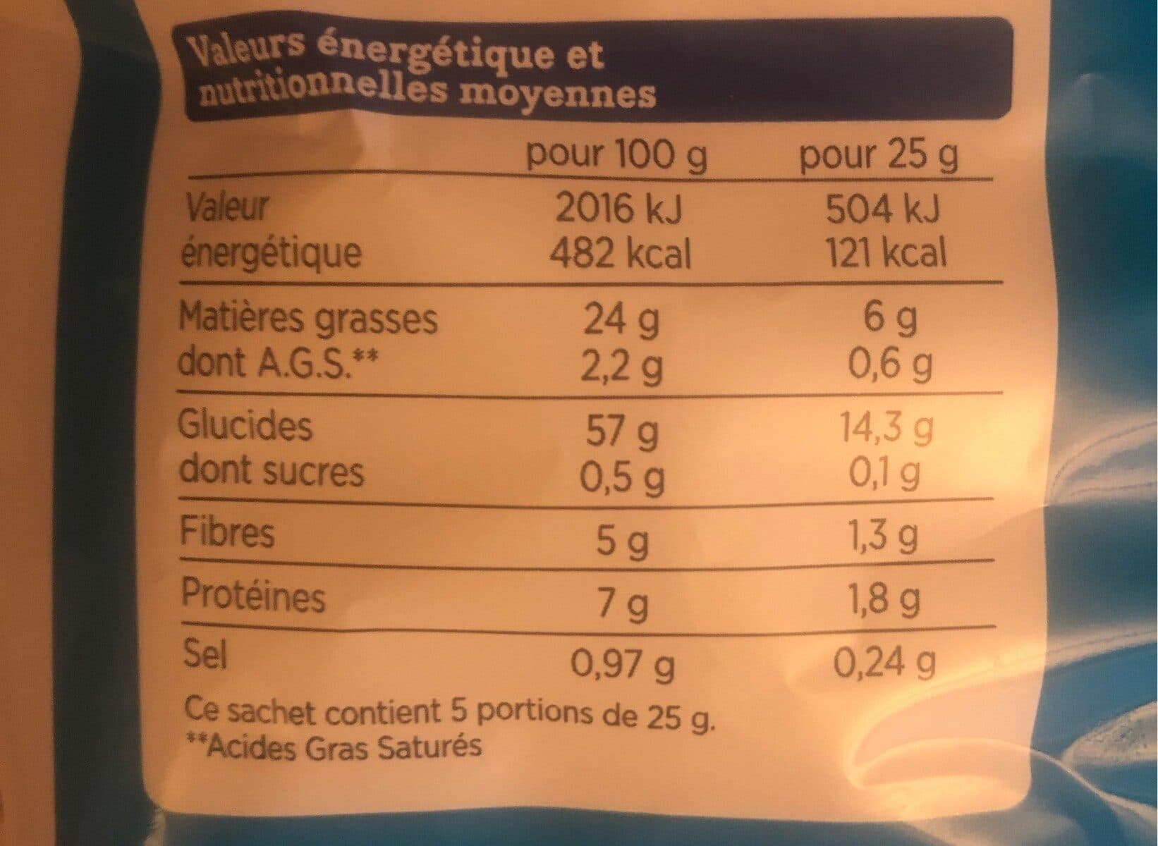 Franprix Chips allégées en matières grasses packshot