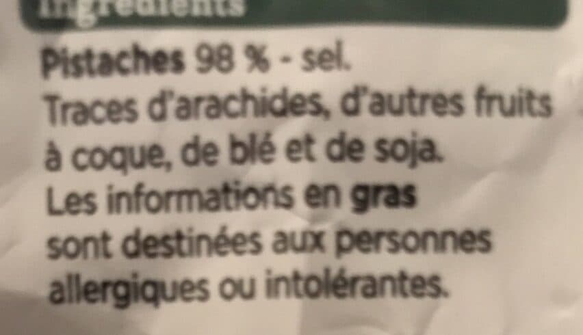 Franprix pistaches grillees salees packshot