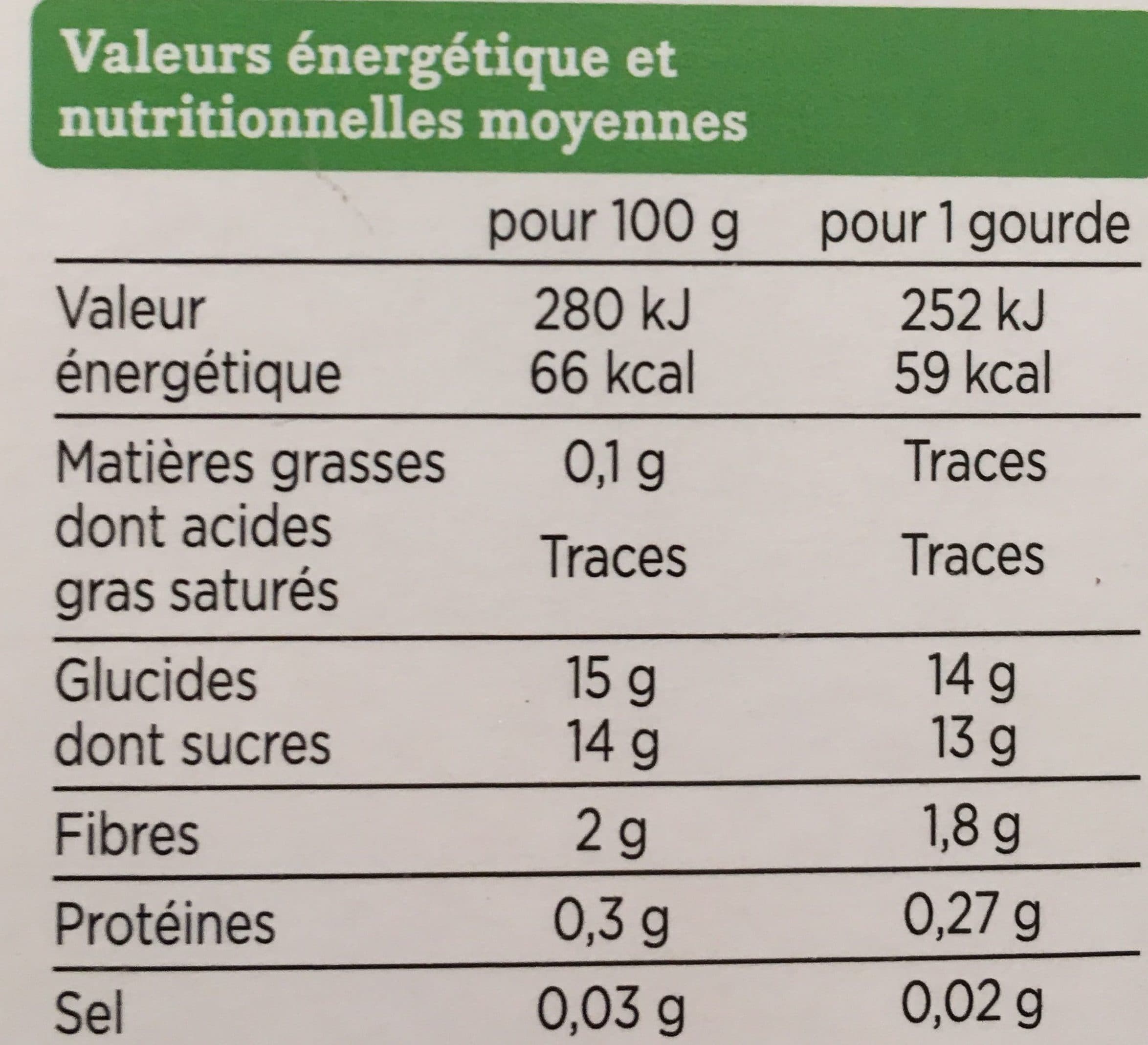 Franprix Gourde pomme banane packshot