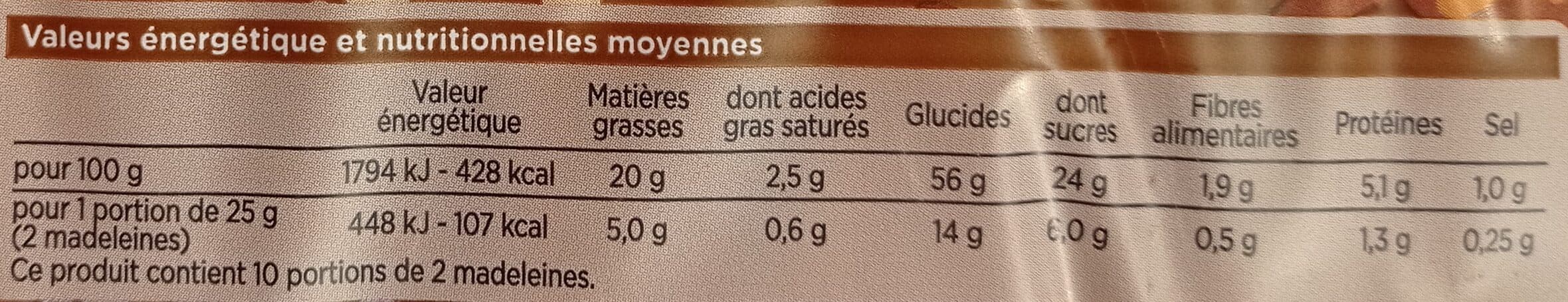 Franprix madeleines longues marbrées chocolat packshot