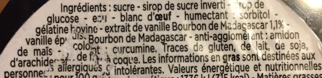 Franprix Guinauve vanille packshot