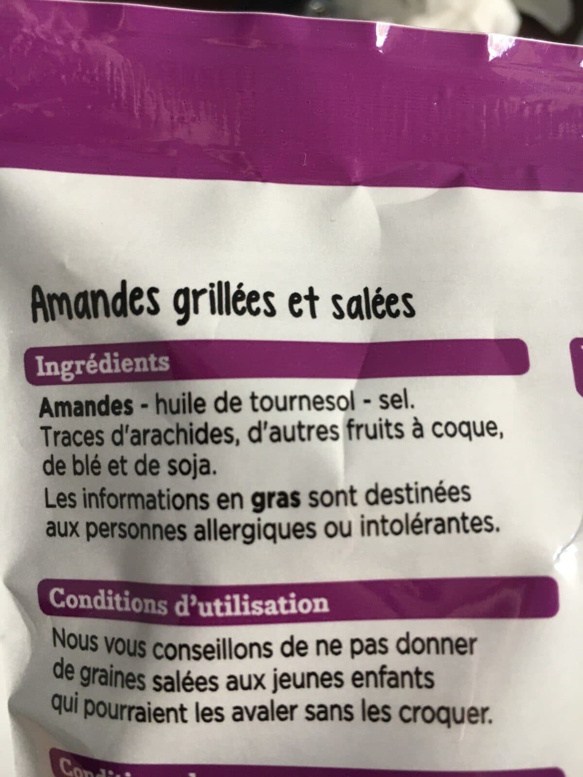 Franprix amandes grillees salees packshot