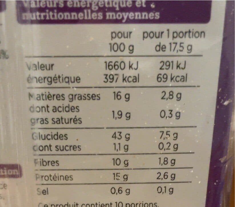 Franprix Crackers aux graines de lin et de sésame packshot