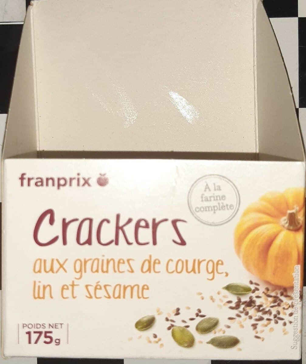 Franprix Crackers aux graines de courge, lin et sésame packshot