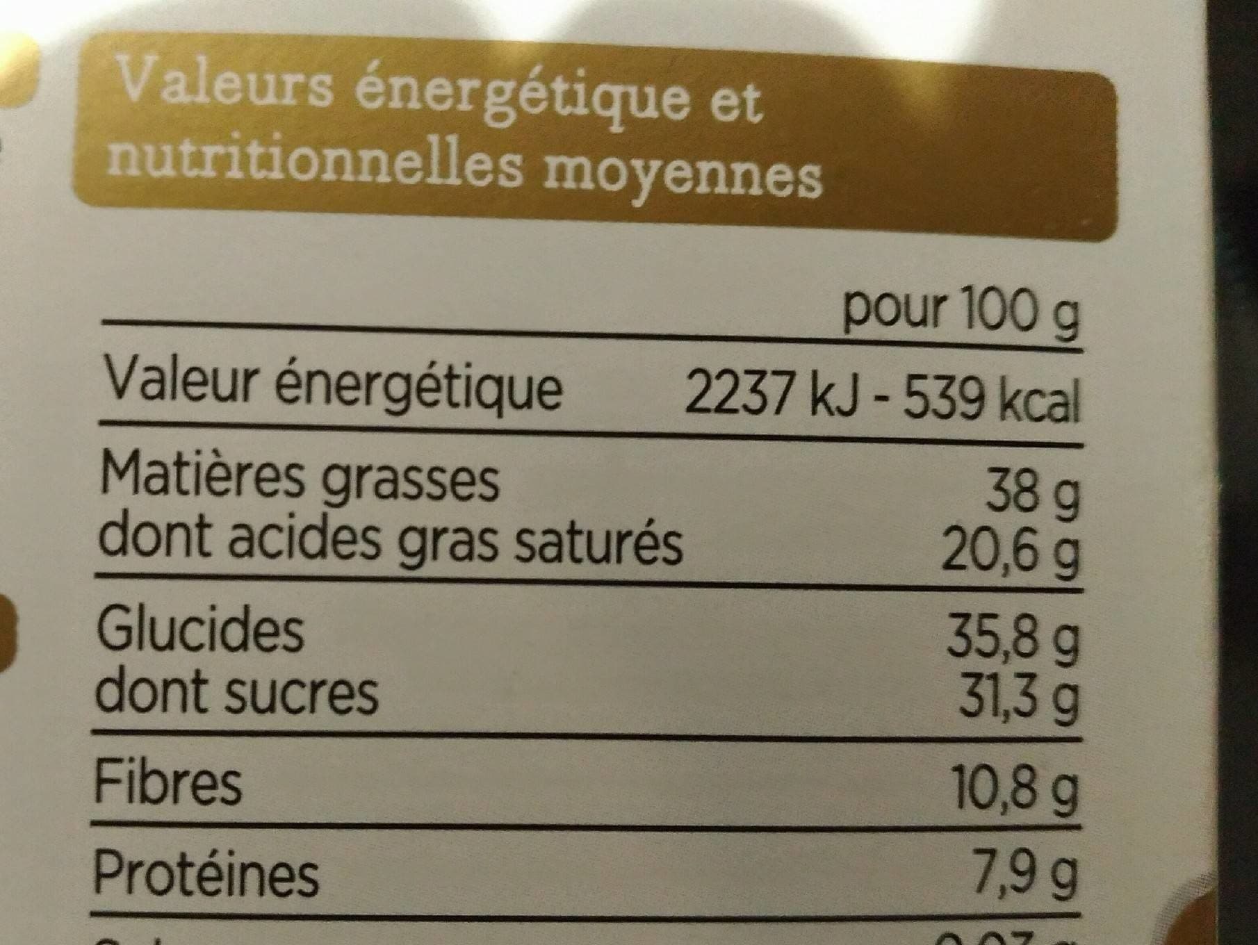 Franprix Mendiants packshot