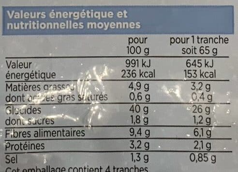 Franprix Le pain de campagne sans gluten packshot