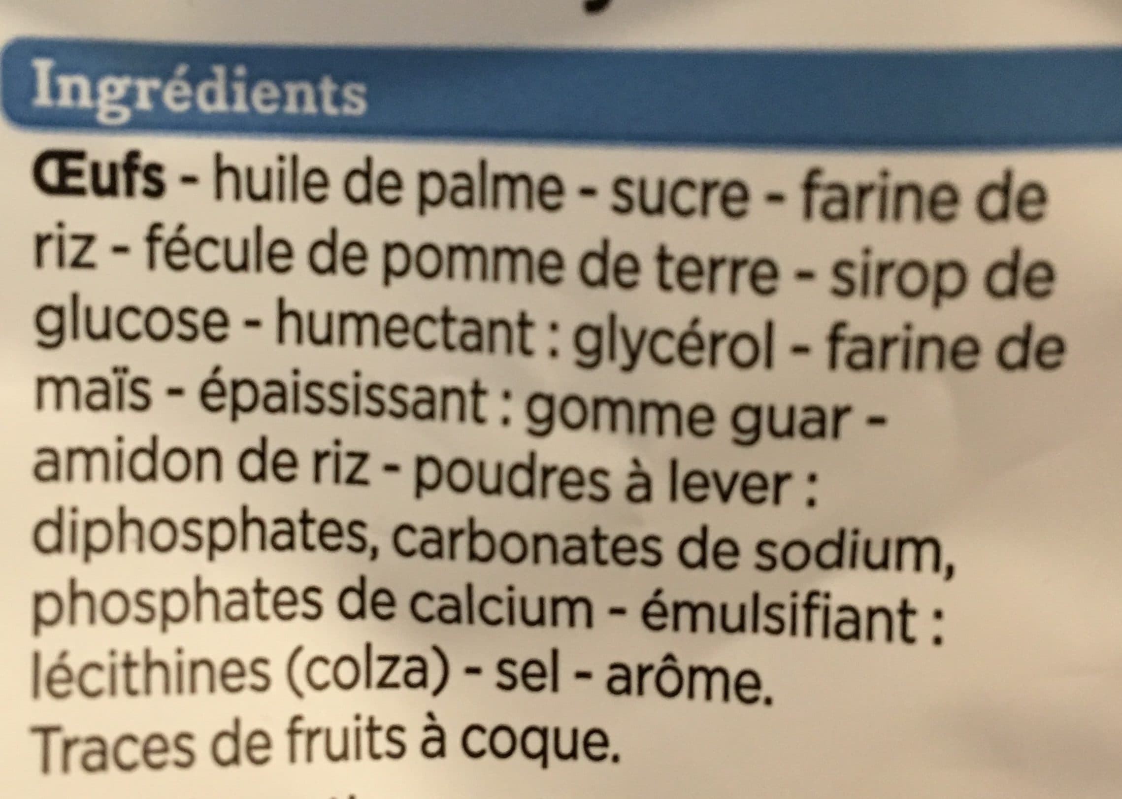 Franprix Madeleines sans Gluten packshot
