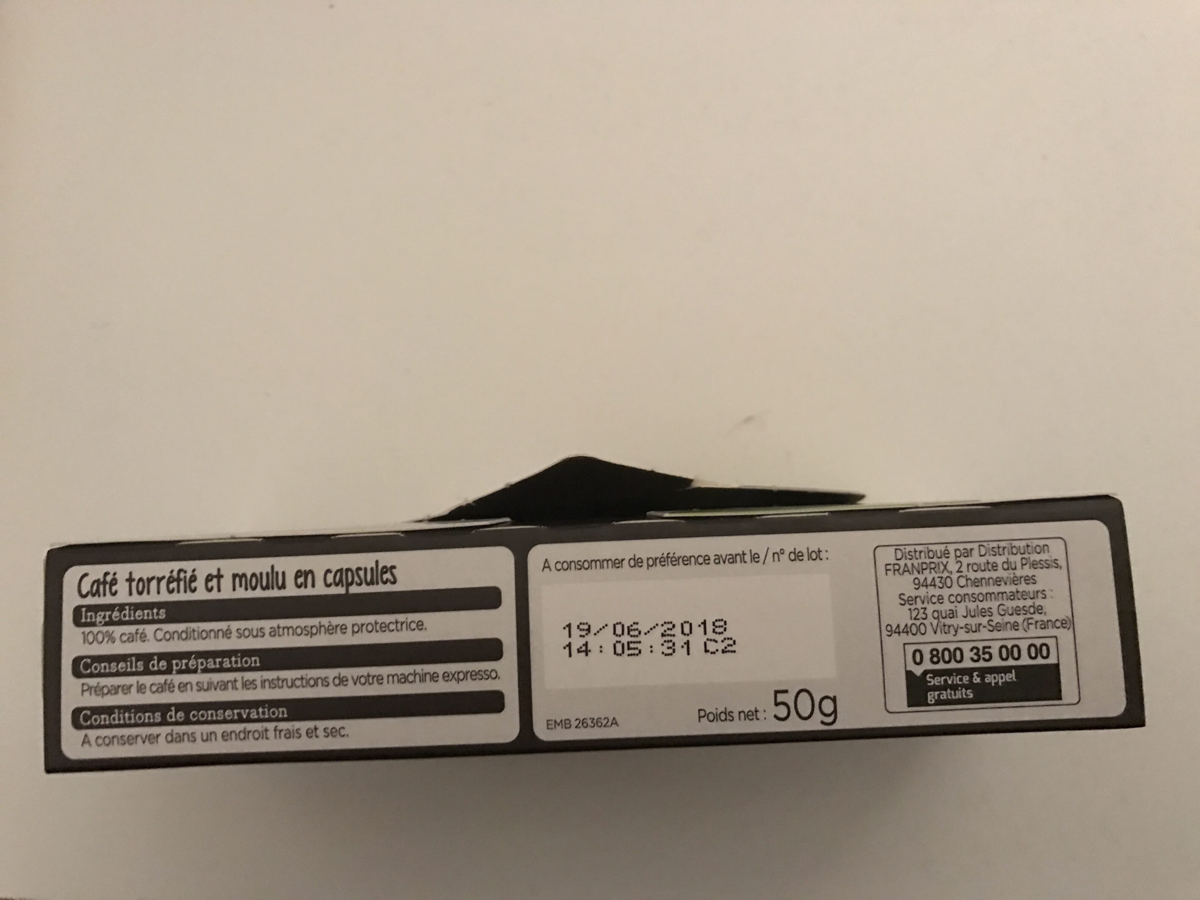 Franprix Espresso Brésil packshot