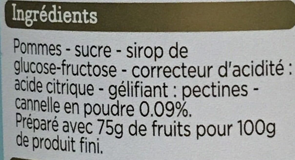 Franprix Pomme Cannelle packshot