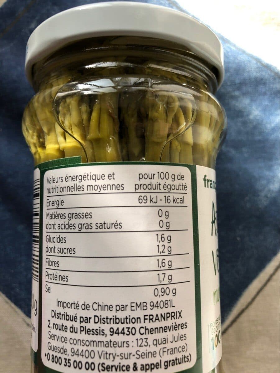 Franprix Asperges vertes miniatures packshot