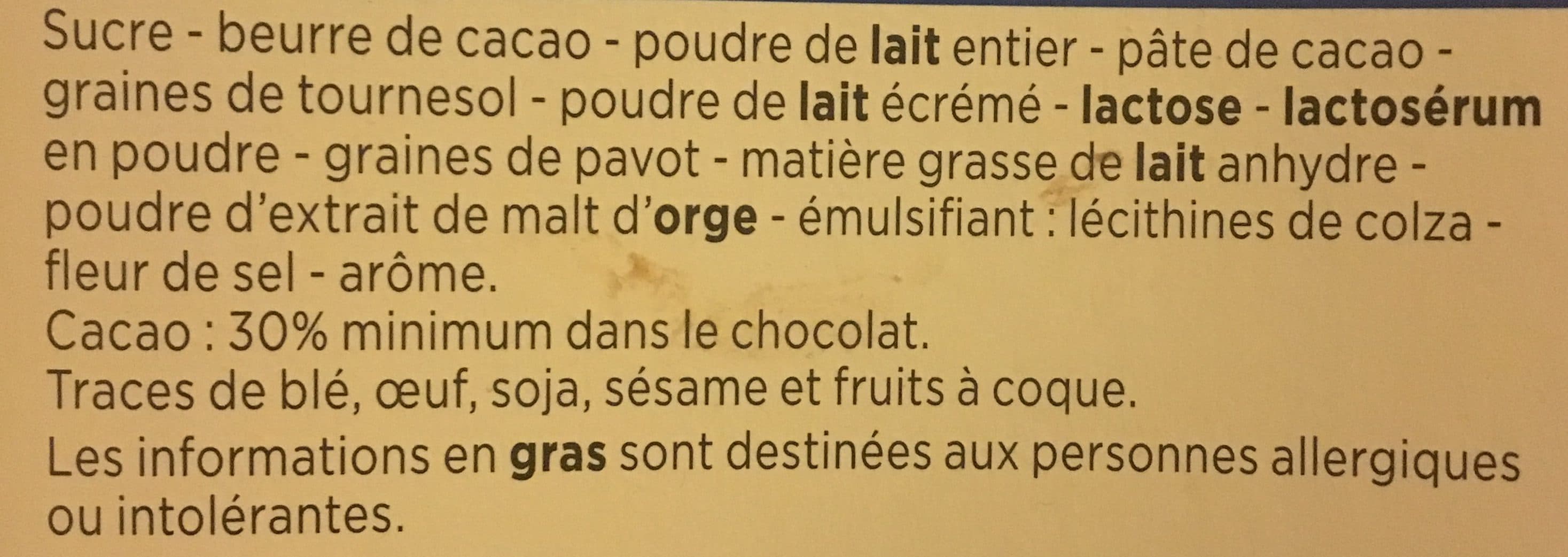 Franprix Degustation lait tournesol pavot et fleur de sel packshot